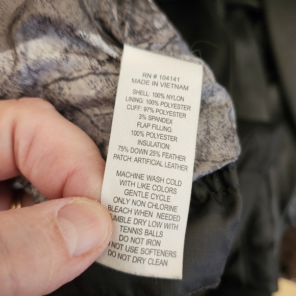 Alpine Design Mens‎ Hooded Puffer Jacket Winter Warm Parka Black EST 1962 Sz M - Picture 12 of 12